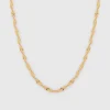 Syster P Herringbone Twisted Guld>Halsband Outlet