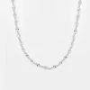 Syster P Herringbone Twisted Silver>Halsband Online