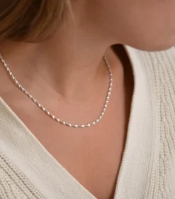Syster P Herringbone Twisted Silver><noscript><img width=