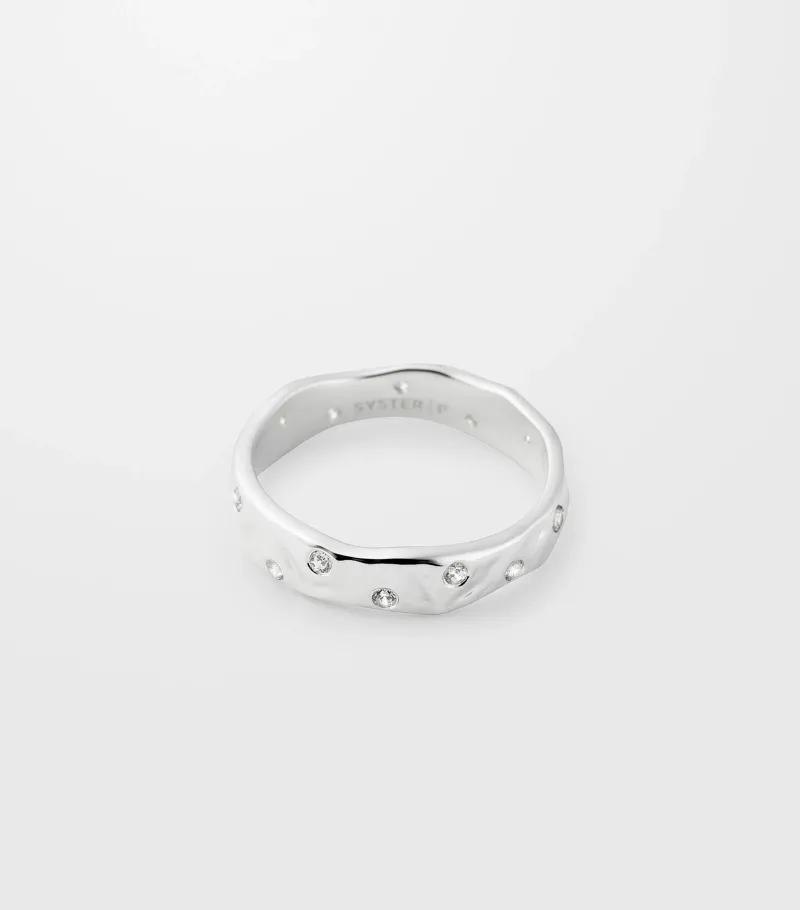 Syster P Melting Narrow Silver>Ringar Outlet