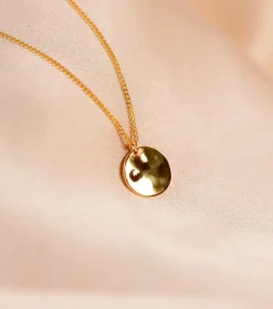 Syster P Minimalistica Hamrad Guld>Halsband New
