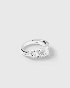 Syster P Moulded Narrow Ring Silver>Ringar Hot