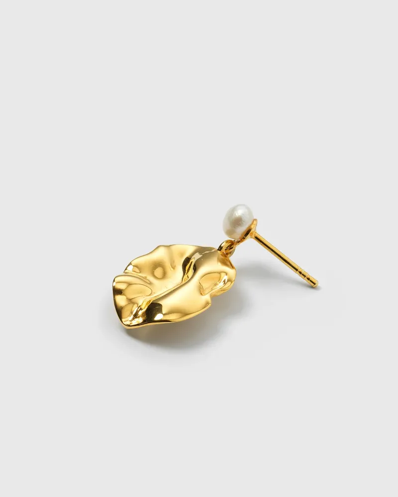 Syster P Moulded Short Single Earring Gold>Örhängen Hot