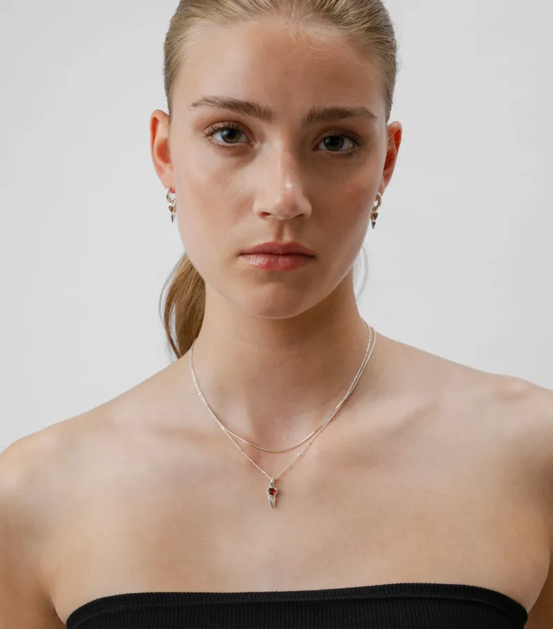 Syster P Mrs H Spike Silver>Halsband Discount