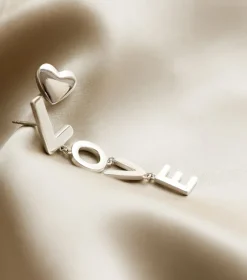 Syster P Örhänge True Love BIG L Single Silver (Mega kampanj)><noscript><img width=