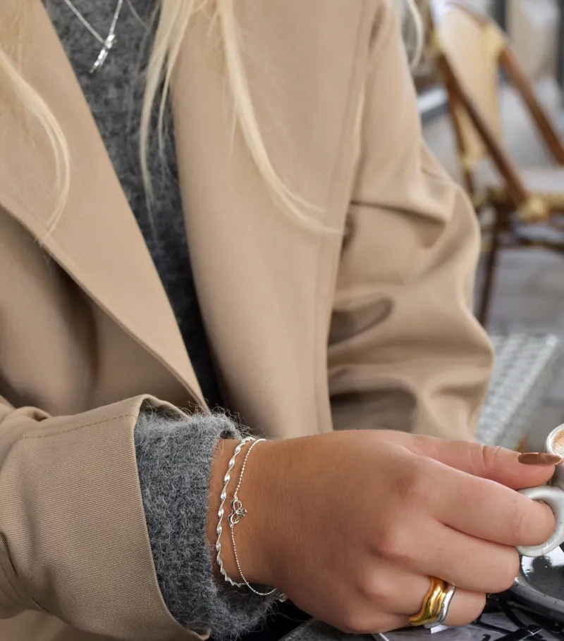 Syster P Rosie Mini Silver>Armband Sale