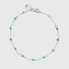 Syster P Santa Monica Silver Green Onyx>Armband New