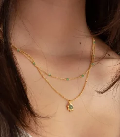 Syster P Santa Monica Guld Green Onyx><noscript><img width=