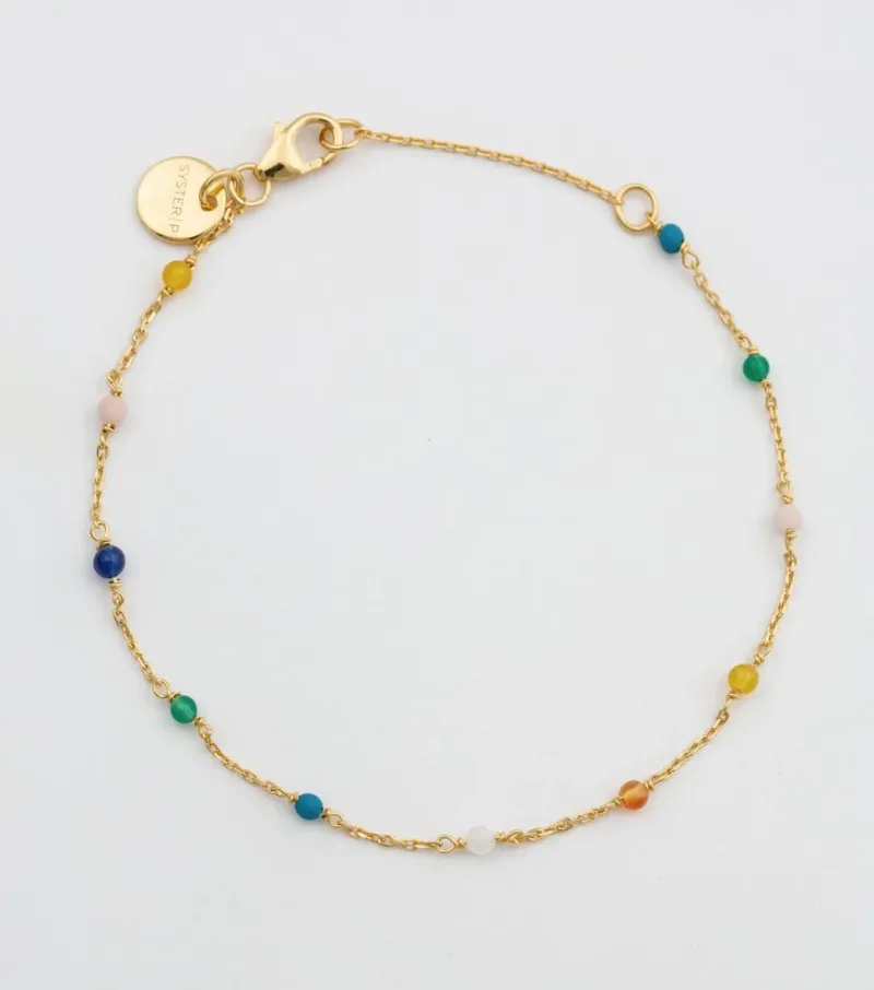 Syster P Santa Monica Multicolor Guld>Armband Clearance