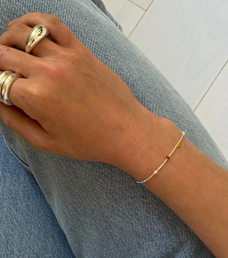 Syster P Santa Monica Multicolor Silver>Armband Clearance