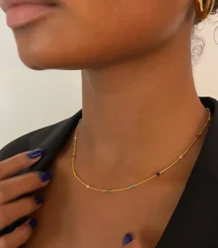 Syster P Santa Monica Multicolor Guld><noscript><img width=