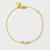 Syster P Snap Triple Star Guld>Armband