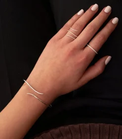 Syster P Sparkle Wrap Silver>Armband Best