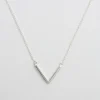 Syster P Strict Plain V Silver>Halsband Best