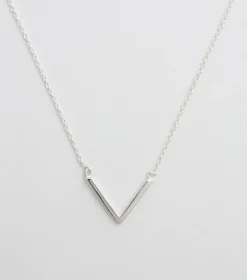 Syster P Strict Plain V Silver>Halsband Best