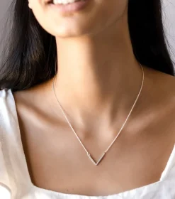 Syster P Strict Plain V Silver>Halsband Best