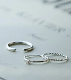 Syster P Tiny Twisted Ring Silver>Ringar Online