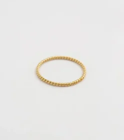 Syster P Tiny Twisted Ring Guld>Ringar Discount