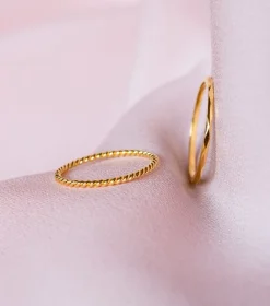 Syster P Tiny Ultrathin Ring Guld>Ringar Sale