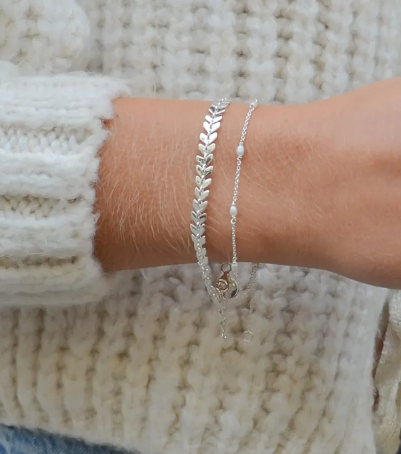 Syster P Treasure Multi Pearl Silver>Armband Best