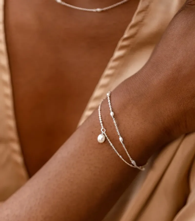 Syster P Treasure Multi Pearl Silver>Armband Best