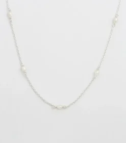 Syster P Treasure Multi Pearl Silver>Halsband Hot