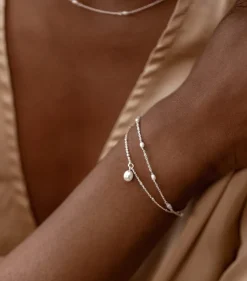 Syster P Treasure Single Pearl Silver><noscript><img width=