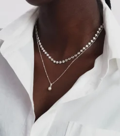 Syster P Treasure Single Pearl Silver><noscript><img width=