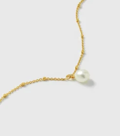 Syster P Treasure Single Pearl Guld>Armband Discount