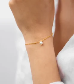 Syster P Treasure Single Pearl Guld><noscript><img width=
