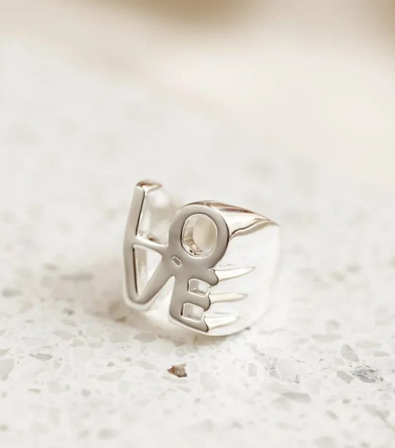 Syster P True Love Ring Silver>Ringar Hot