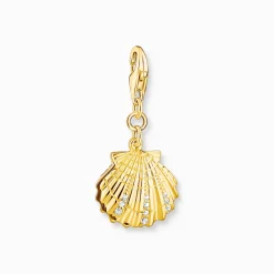 Charm-hängsmycke skal guld>Thomas Sabo Sale