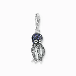 Charm-hängsmycke bläckfisk med blå stenar>Thomas Sabo Online