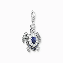 Charm-hängsmycke sköldpadda med blå stenar>Thomas Sabo