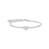 Armband hjärta med stenar silver – A1992-051-14>Thomas Sabo New