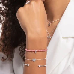 Armband hjärta med kulor silver – A1991-001-21>Thomas Sabo Best
