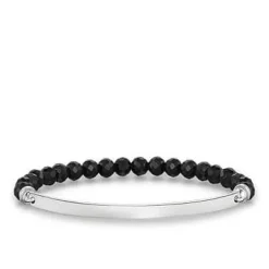 Armband LBA0001-023-11 Svart (MEGA KAMPANJ)>Thomas Sabo New
