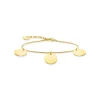 Armband med tre hängsmycke guld – A1961-413-39>Thomas Sabo New
