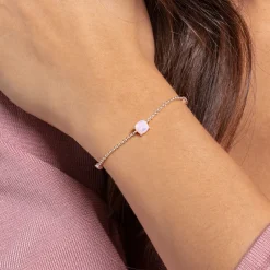 Armband opalfärgad sten rosa skimrande – A1936-699-7>Thomas Sabo Online