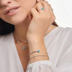 Armband turkos sten – A2023-405-17>Thomas Sabo New