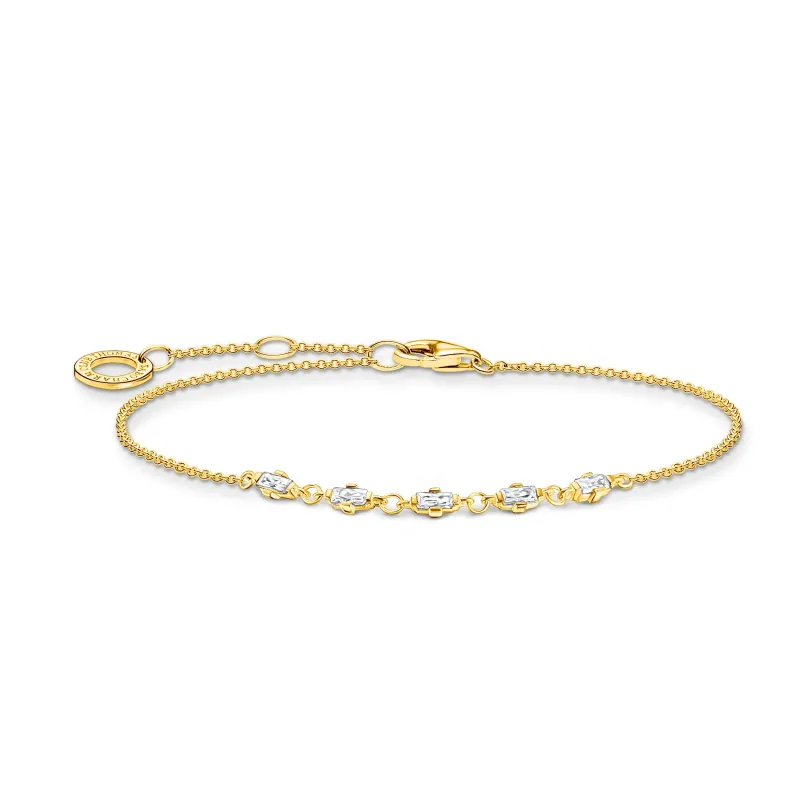 Armband vintage vita stenar guld – A2024-414-14>Thomas Sabo Best