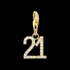 Berlock Nummer 21 Guld 2140-414-39>Thomas Sabo Discount