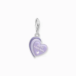 Charm BEST FRIEND Hjärta Lila 2046-664-13>Thomas Sabo Hot
