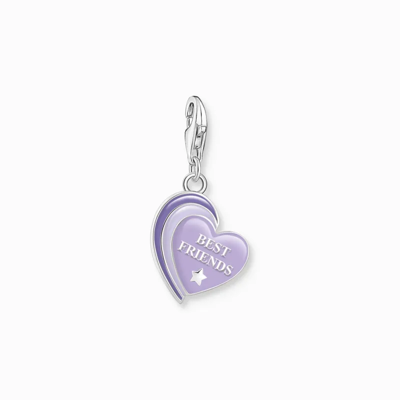 Charm BEST FRIEND Hjärta Lila 2046-664-13>Thomas Sabo Hot