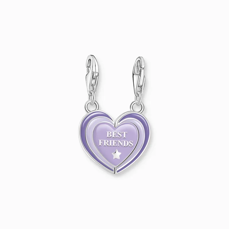 Charm BEST FRIEND Hjärta Lila 2046-664-13>Thomas Sabo Hot