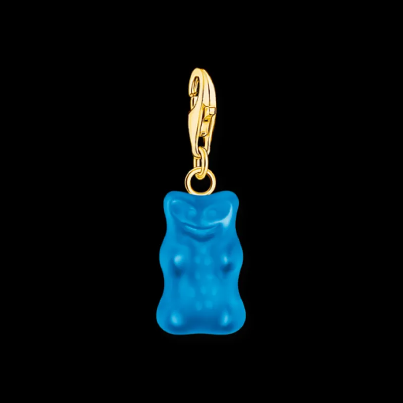 Charm Gummibjörn Blå/Guld 2182-413-1>Thomas Sabo Hot