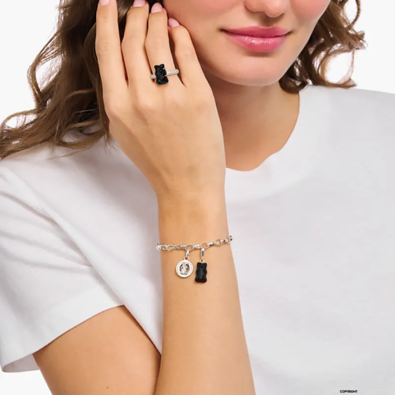 Charm Gummibjörn Svart 2194-017-11>Thomas Sabo