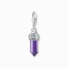 Charm Hexagon Silver Lila 2047-348-13>Thomas Sabo New