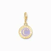 Charm Ledamot Charmista Coin Guld Lila 2105-427-13>Thomas Sabo Sale