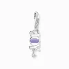 Charm-hängsmycke Joy med vit sten silver>Thomas Sabo Sale